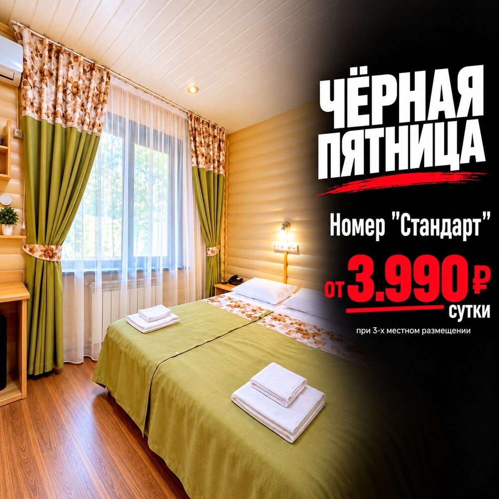 Номер «Стандарт» — предложение по акции «Чёрная пятница»